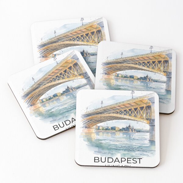 Item preview, Golden Bridge over the Danube with name designed and sold by clausbjoern.