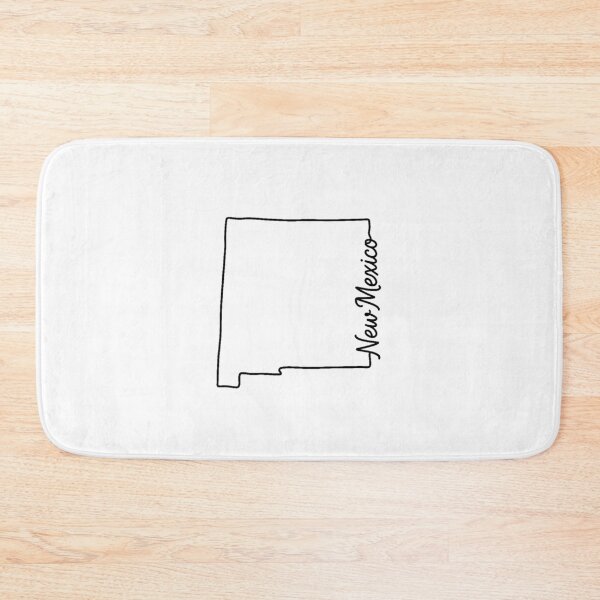 Item preview, New Mexico State Outline – Minimal Script Typography Line Art designed and sold by Paper Drip.
