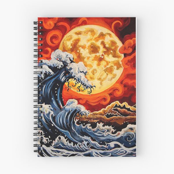 Item preview, Moonlit Asian Waves designed and sold by Sandra Lett.
