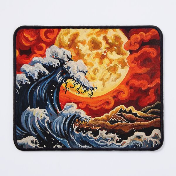 Item preview, Moonlit Asian Waves designed and sold by Sandra Lett.