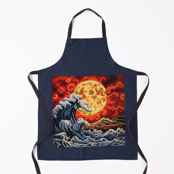 Item preview, Moonlit Asian Waves designed and sold by Sandra Lett.