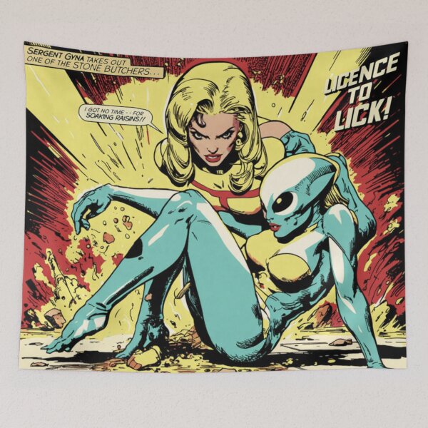 Item preview, The Adventures of Captain Sappho | Gyna designed and sold by NickWhittleArt.