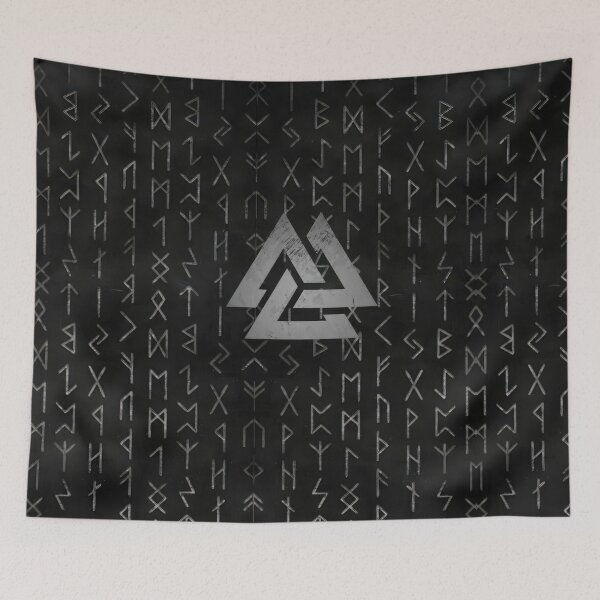 Item preview, Valknut Rune Pattern – Nordic Viking Symbol of Odin designed and sold by MythologyRealm.