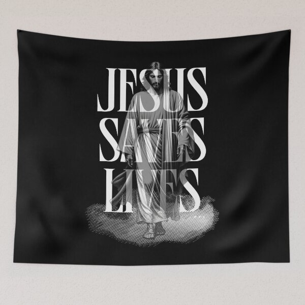 Item preview, Jesus Saves Lives Religious Biblical designed and sold by Eric’s Creative Corner.