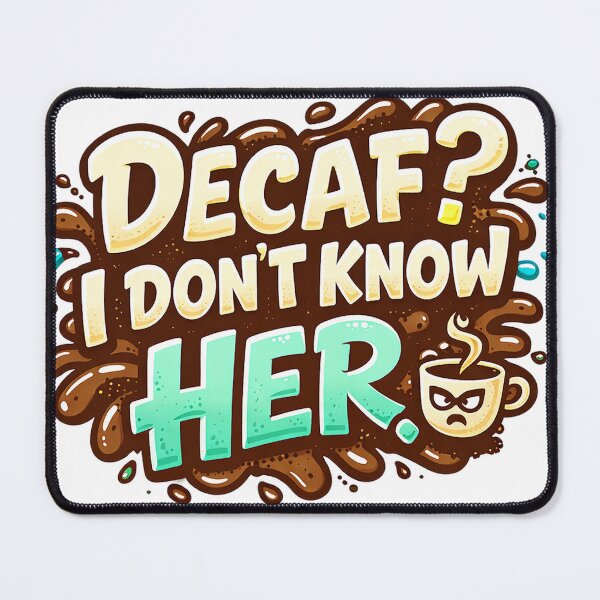 Item preview, Decaf? I Don’t Know Her. Funny Coffee Caffeine designed and sold by BaseSoul.