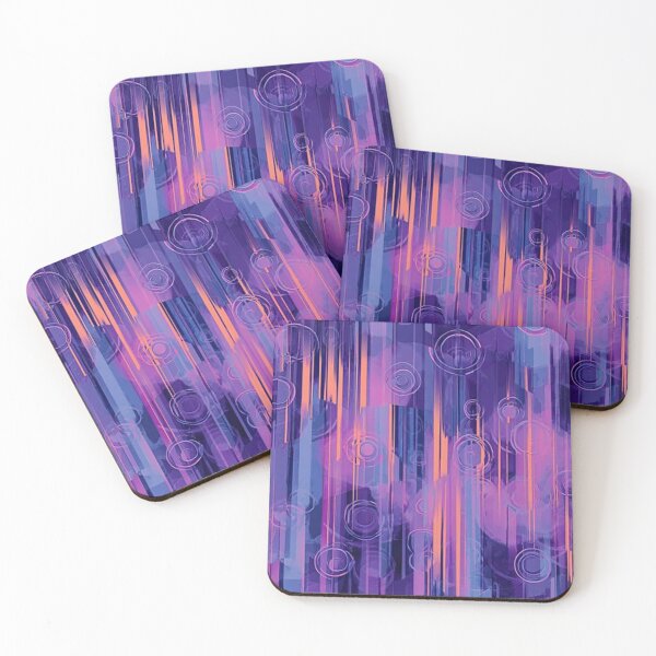Item preview, Geometric purple circle pattern designed and sold by JeniSeny.