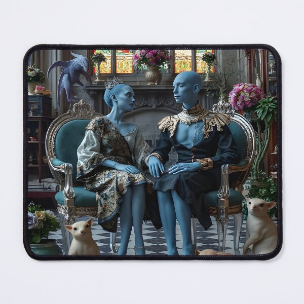 Item preview, Secrets of the Blue Dynasty: An Interdimensional Portrait in an Ancient Interior designed and sold by KunstGeist.