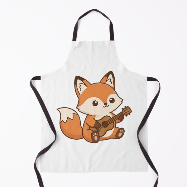 Item preview, Fox Playing an Ukulele designed and sold by Delamoon.
