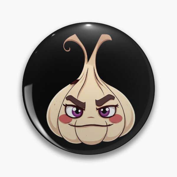 Item preview, Nervous Garlic Cartoon Character with Funny Eyes and Quirky Smile designed and sold by PixelVibe782.