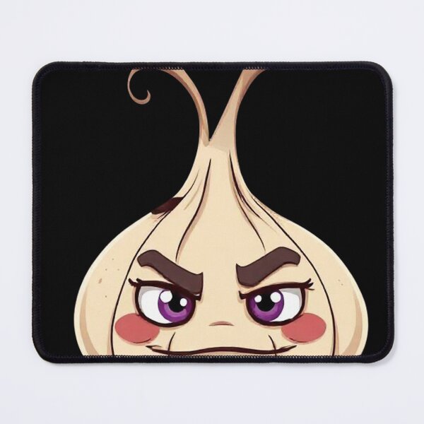 Item preview, Nervous Garlic Cartoon Character with Funny Eyes and Quirky Smile designed and sold by PixelVibe782.