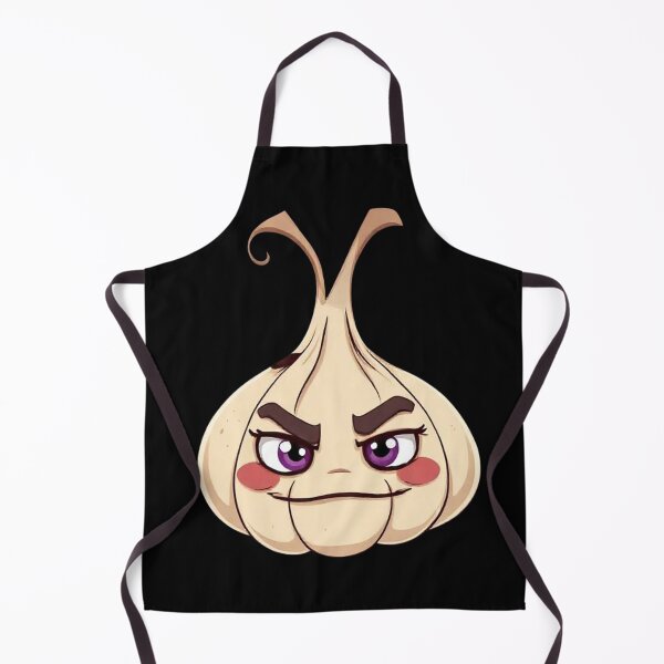 Item preview, Nervous Garlic Cartoon Character with Funny Eyes and Quirky Smile designed and sold by PixelVibe782.