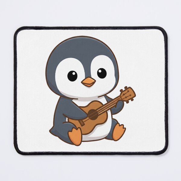 Item preview, Penguin Playing an Ukulele designed and sold by Delamoon.