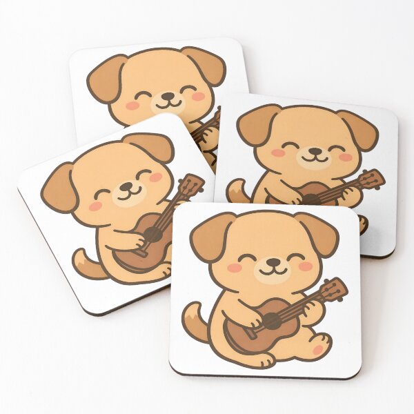 Item preview, Dog Playing an Ukulele designed and sold by Delamoon.