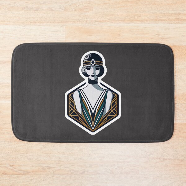 Item preview, Art Deco Flapper Pinup Roaring Twenties Glamour Print designed and sold by PinUpPizzazz.