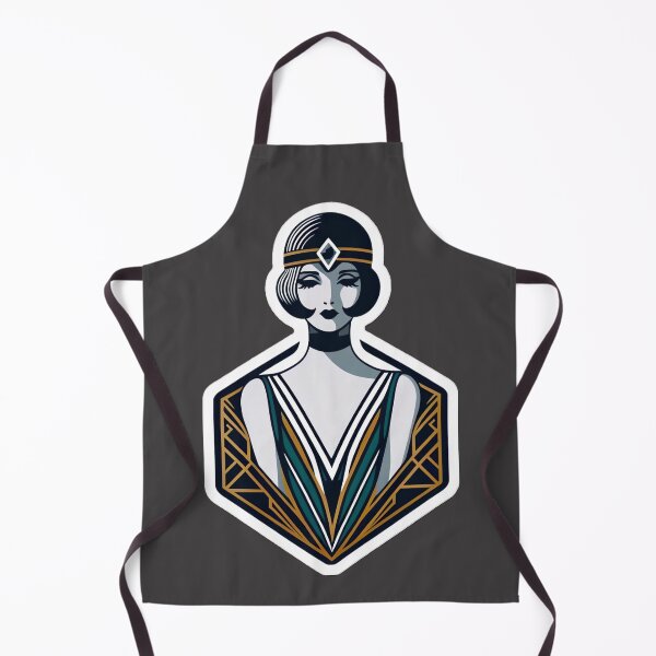 Item preview, Art Deco Flapper Pinup Roaring Twenties Glamour Print designed and sold by PinUpPizzazz.