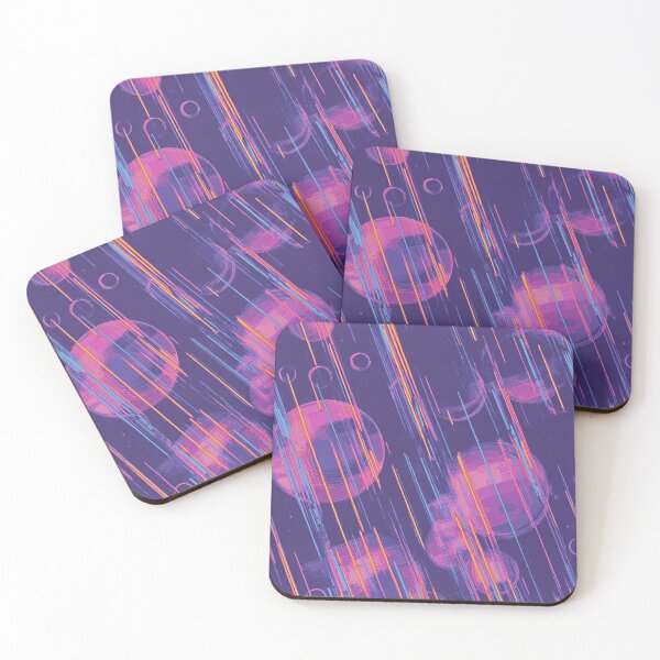 Item preview, Geometric purple circle pattern 3rd designed and sold by JeniSeny.