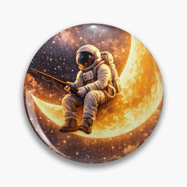 Item preview, Astronaut Fishing a Star on the Moon designed and sold by Alexamarin.