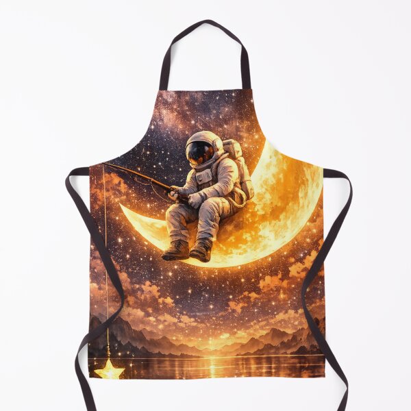 Item preview, Astronaut Fishing a Star on the Moon designed and sold by Alexamarin.