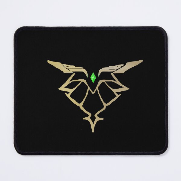 Item preview, Verdant crystal Logic Emblem | Scholarly Dendro Inspired Chest Design designed and sold by Nawoomie.
