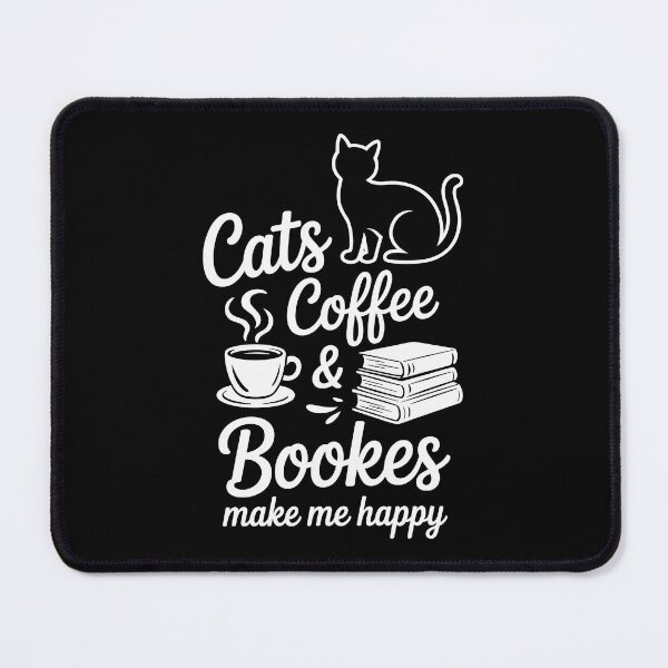 Item preview, Copy of Cats, Coffee & Books make me happy designed and sold by jkrphoto.
