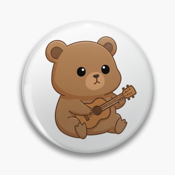 Item preview, Bear Playing an Ukulele designed and sold by Delamoon.