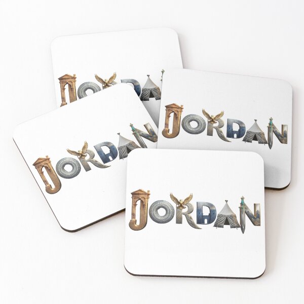 Item preview, Jordan Typography Art – Cultural Heritage Letter Design designed and sold by VladisWorld.