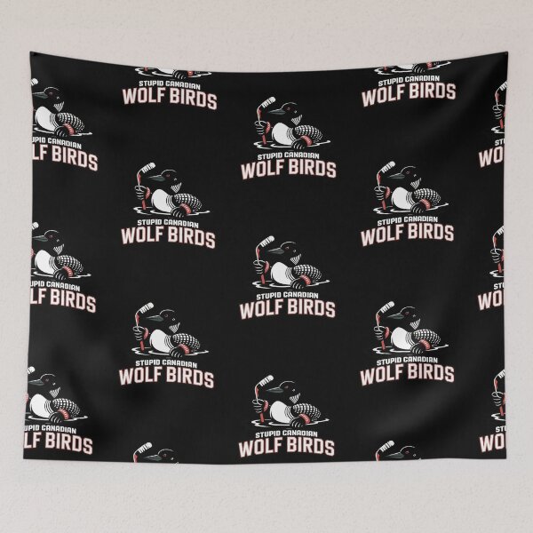 Item preview, Stupid Canadian Wolf Bird designed and sold by reallyrealnow.