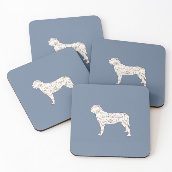 Item preview, Bullmastiff Silhouette Dog Art – Minimalist Mastiff Breed Design designed and sold by chosenhomes.