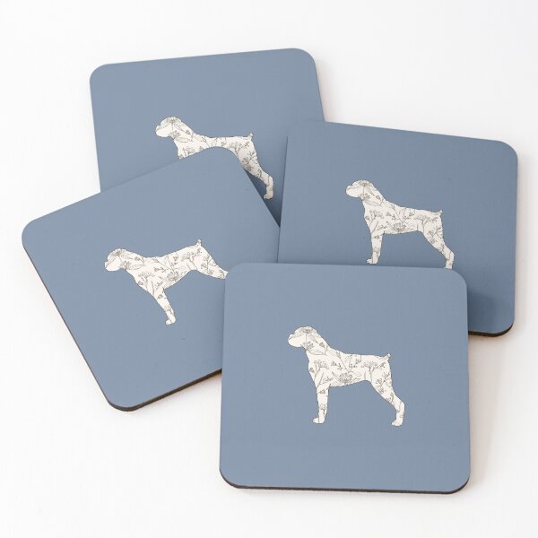 Artikelvorschau, Boxer-Silhouette-Kunst – Minimalistisches Boxer-Rassedesign entworfen und verkauft von chosenhomes.