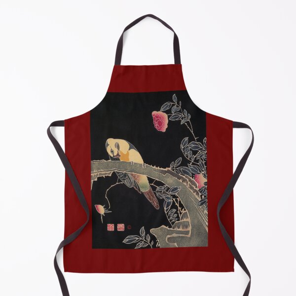 Item preview, Ito Jakuchu: Parrot on Flowering Rose Bush designed and sold by Tridentulus.
