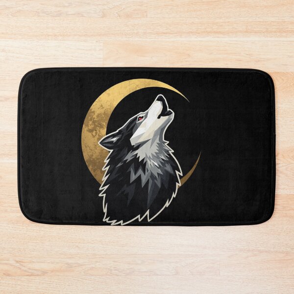 Item preview, Intense Monochrome Wolf Head Illustration – Fierce Realistic Semi-Profile Art designed and sold by PixelVibe782.