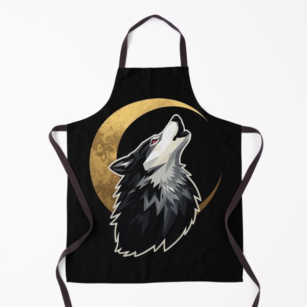 Item preview, Intense Monochrome Wolf Head Illustration – Fierce Realistic Semi-Profile Art designed and sold by PixelVibe782.