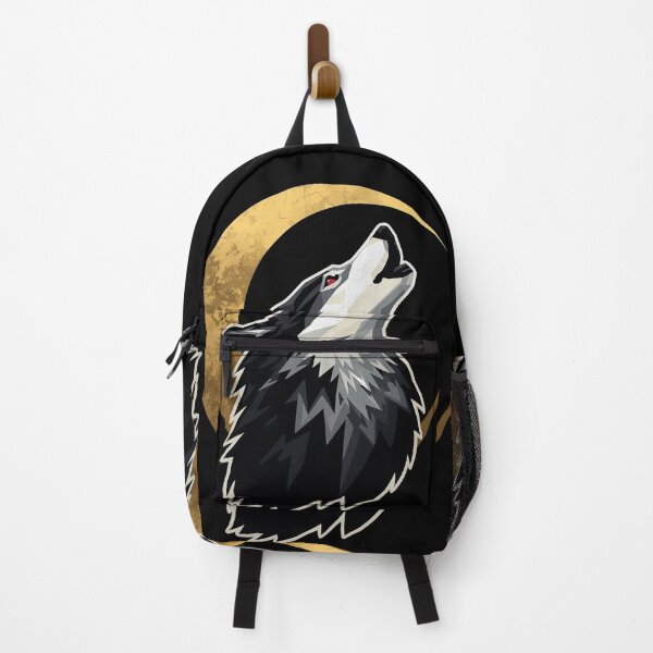 Item preview, Intense Monochrome Wolf Head Illustration – Fierce Realistic Semi-Profile Art designed and sold by PixelVibe782.