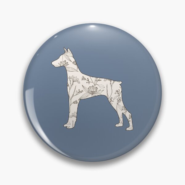 Item preview, Doberman Pinscher Silhouette Dog Art – Minimalist Doberman Design designed and sold by chosenhomes.
