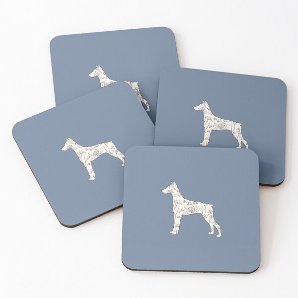 Item preview, Doberman Pinscher Silhouette Dog Art – Minimalist Doberman Design designed and sold by chosenhomes.