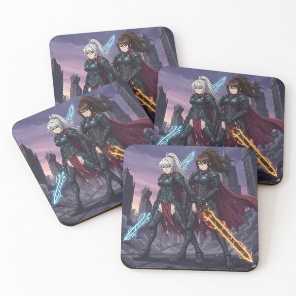 Item preview, Seraphina and Nyx, Storm and Flame Guardians designed and sold by Prayful.