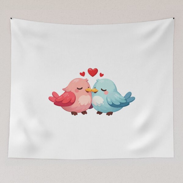 Item preview, Sweet Love Birds Romantic Couple designed and sold by TrendlyStudio.