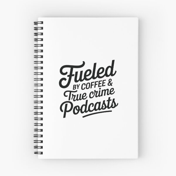 Item preview, Fueled by Coffee and true crime podcast designed and sold by jkrphoto.