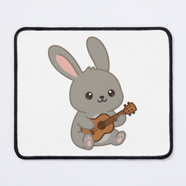 Item preview, Bunny Playing an Ukulele designed and sold by Delamoon.