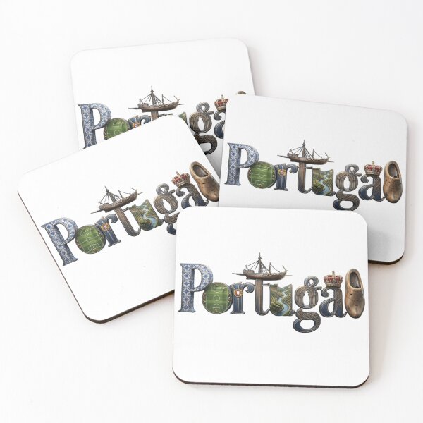 Item preview, Portugal Typography Art – Cultural Heritage Letter Design designed and sold by VladisWorld.
