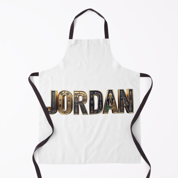 Item preview, Jordan Typography Art – Cultural Heritage Letter Design designed and sold by VladisWorld.