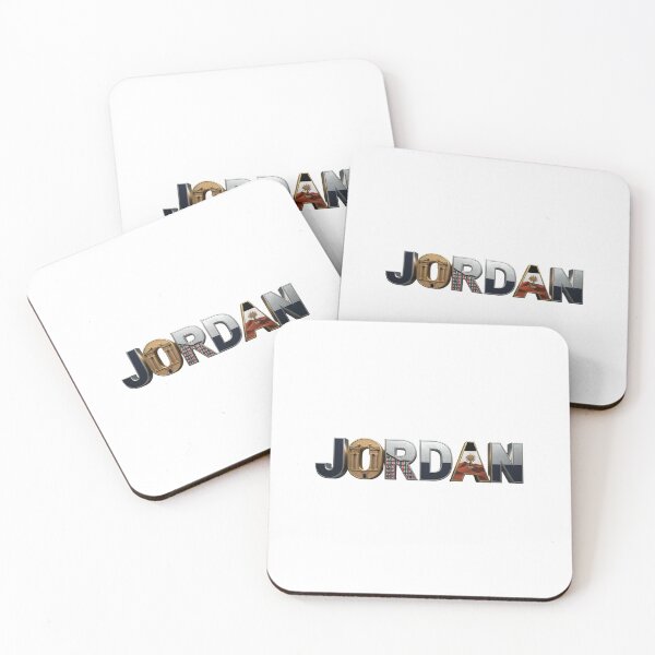 Item preview, Jordan Typography Art – Cultural Heritage Letter Design designed and sold by VladisWorld.