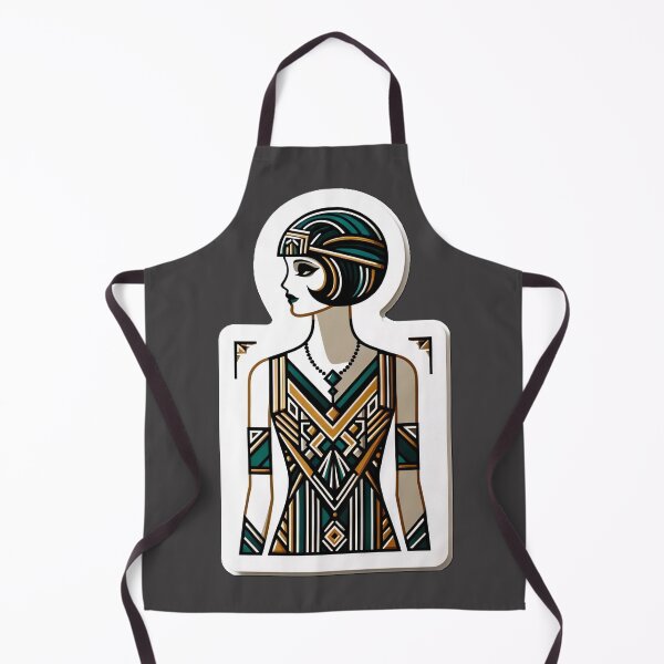Item preview, Art Deco Flapper Pinup Roaring Twenties Glamour Print designed and sold by PinUpPizzazz.