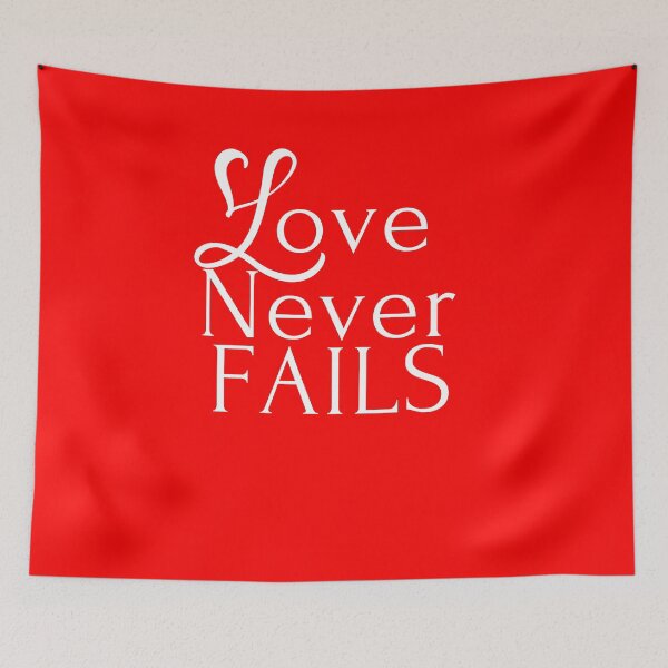 Item preview, Love Never Fails designed and sold by The Long's Way Home.