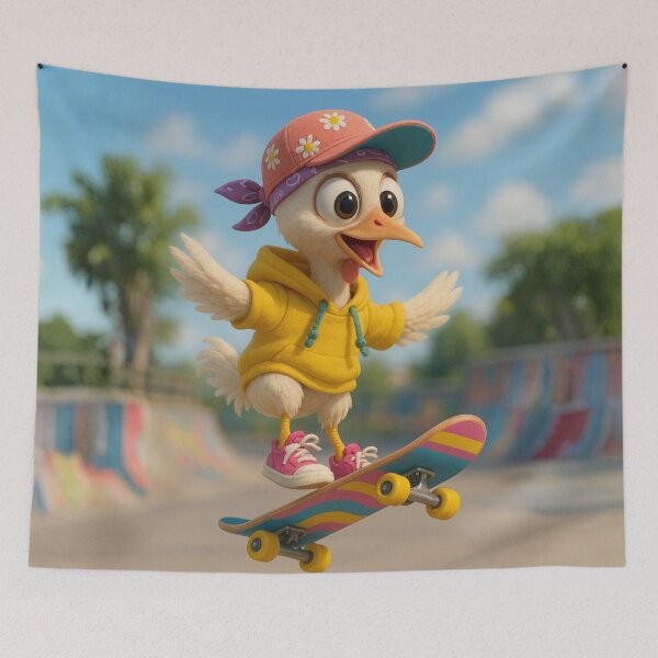 Artikelvorschau, Skater Modern Game Chicken entworfen und verkauft von Sillytoe.