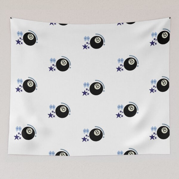 Item preview, Lucky 8 Ball With Bows and Stars designed and sold by #SadieArt.