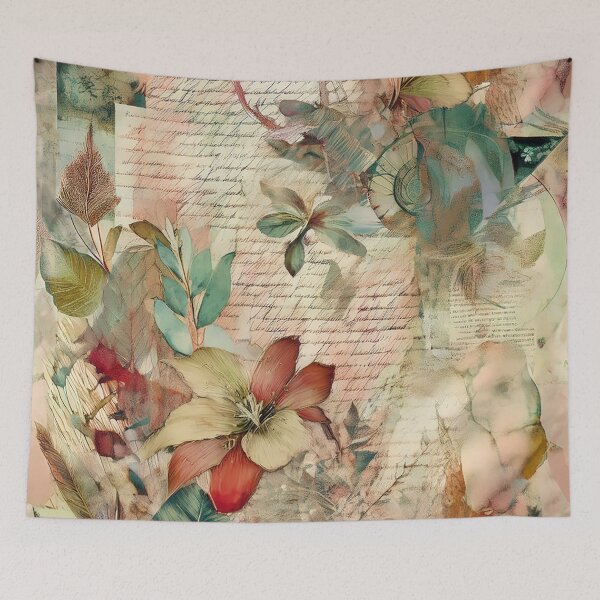 Item preview, Vintage Junk Journal Collage designed and sold by J Marielle Designs.
