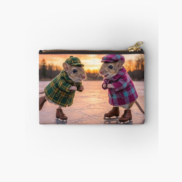 Item preview, Baluchistan Pygmy Jerboa Couple Ice Skating designed and sold by Tridentulus.