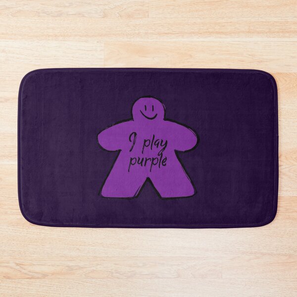 Item preview, Cute Purple Meeple Smile Face Doodle Drawing designed and sold by TackyTime.