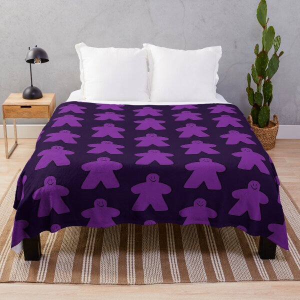 Item preview, Cute Purple Meeple Smile Face Doodle Drawing designed and sold by TackyTime.